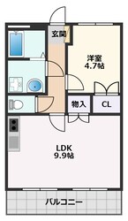 グランドール・ヴィラの物件間取画像